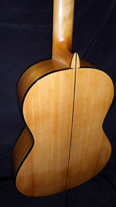 Flamenco Acoustic Guitar with Port Orford Cedar top, back, sides & neck by Les Stansell