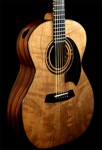 Curly Redwood top Acoustic Guitar by David Reid, England