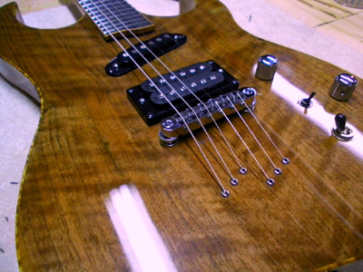 Curly Claro Walnut Guitar by Jon Simpson Guitars http://www.jsimpsonguitars.com USA